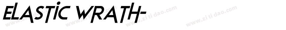 Elastic wrath字体转换